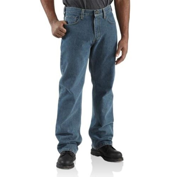 Carhartt Straight Leg Loose Fit Jean NWT 100066 Men's Size 46x32 - Picture 1 of 11
